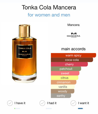 (PRE-ORDER) Mancera Tonka Cola Samples